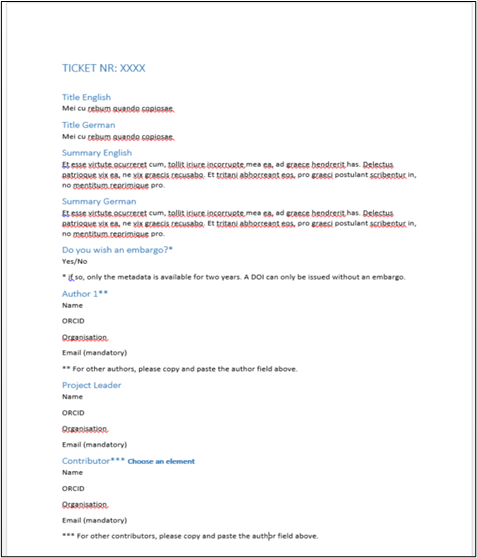 Metadata template: page 1
